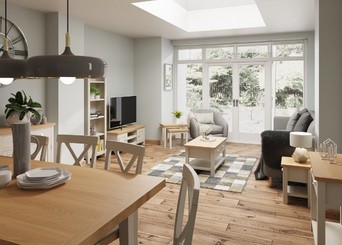 Radley Oak & Dove Grey Painted Living & Dining