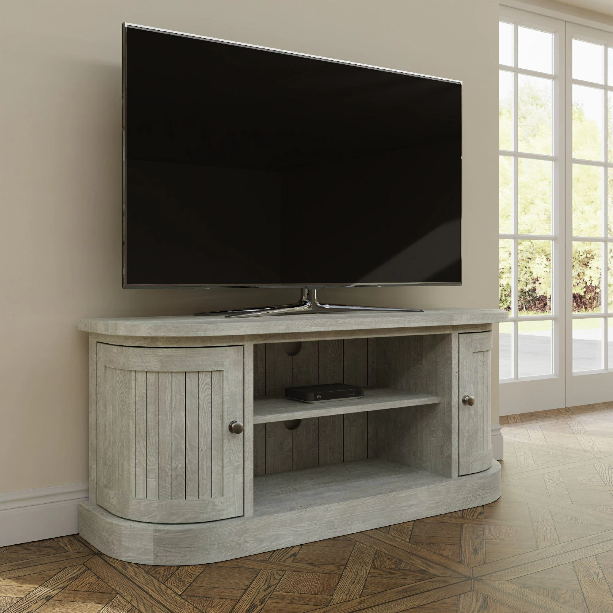 Reclaimed pine tv deals unit