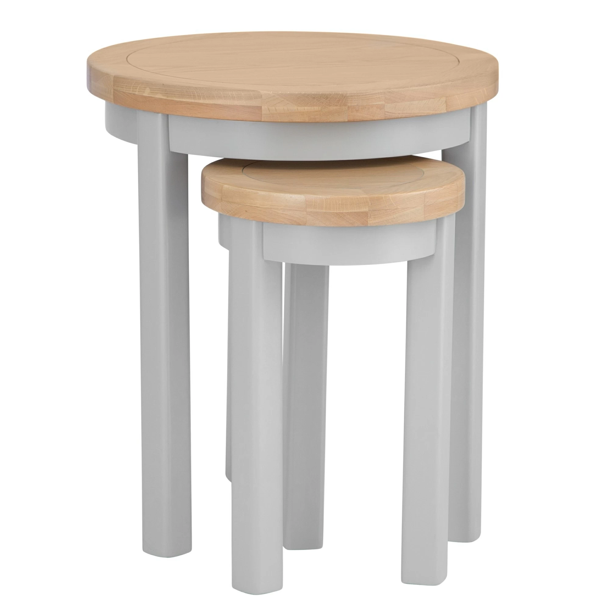 Grey painted oak nest deals of tables