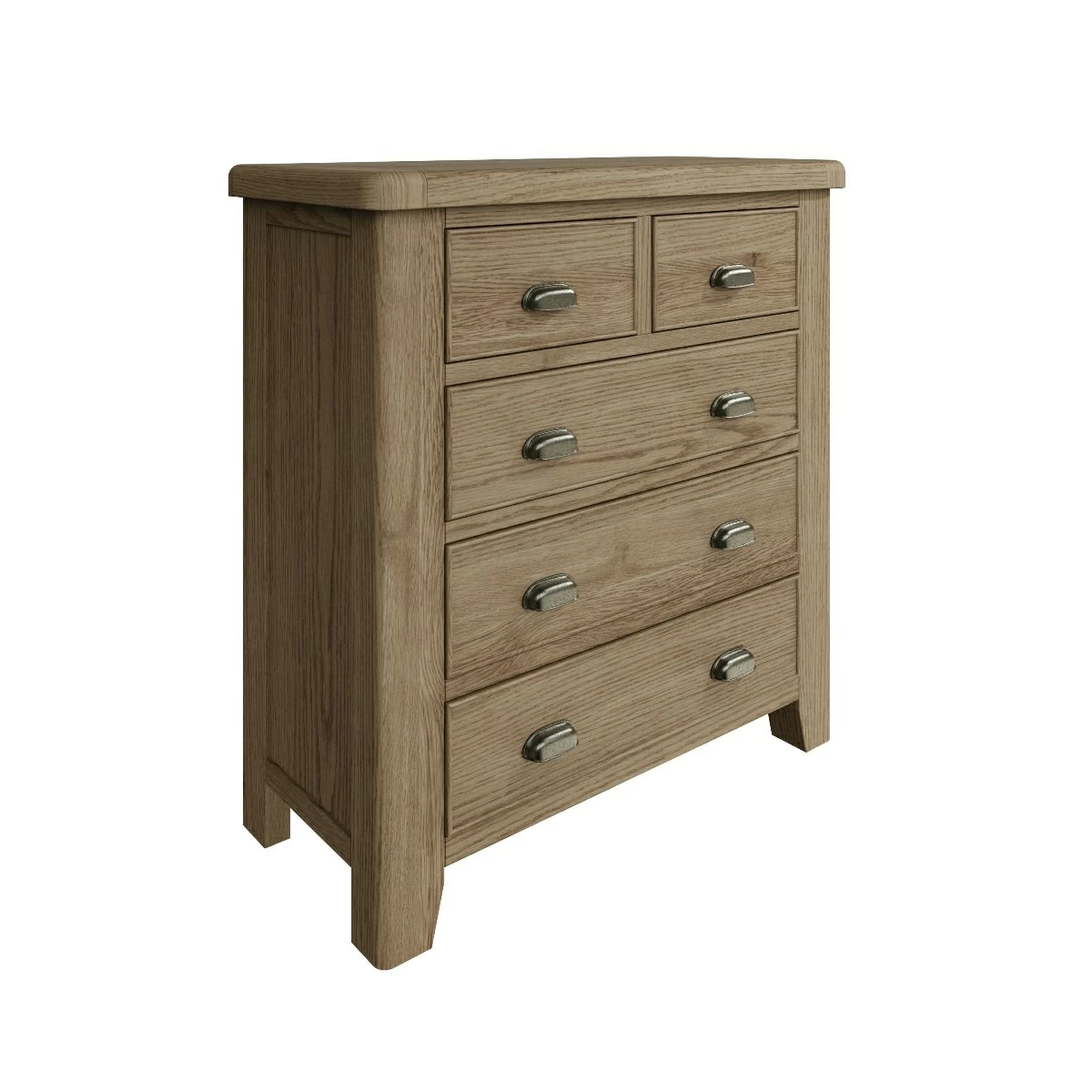 Smoked oak deals chest of drawers