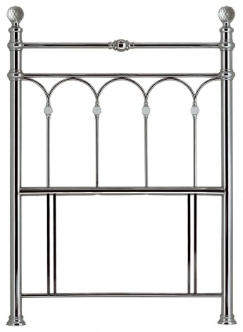 Krystal - Antique Nickel - 90cm 3' Single - Metal Headboard