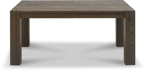 Logan - Fumed Oak - 6 Seat Dining Table - Wire Brushed Finish