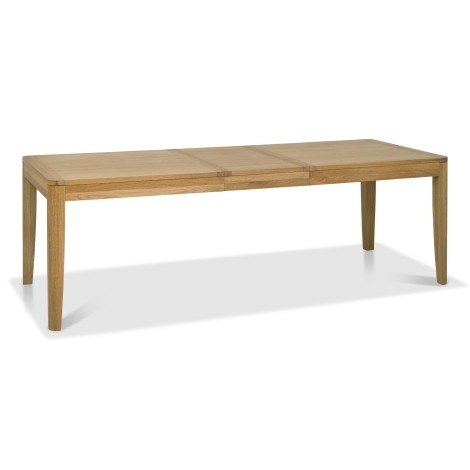 Chester Oak - 6 to 8 Seater Rectangular Extension Dining Table - Lacquer Finish