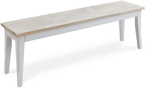 Baumhaus - Signature Grey - Grey Painted Large Dining Bench - 150cm CFF03B