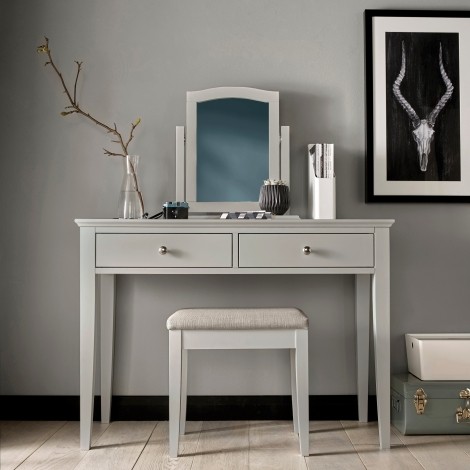 Ashby - Soft Grey - Dressing Table - Painted Finish