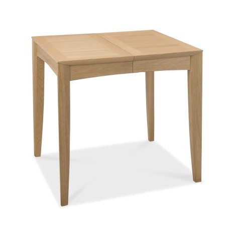 Bergen Oak Square Extending Dining Table (80-115cm / 31.5-45in)