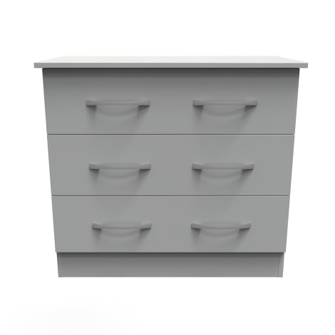 Avon - 3 Drawer - Wide Chest - Dusk Grey Effect