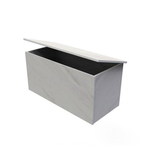 Avon - Blanket Box - White Marble Effect