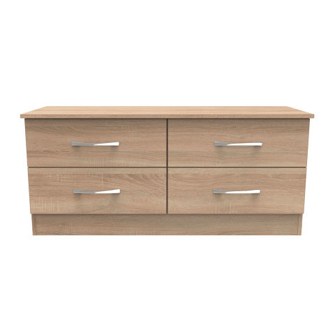 Avon - 4 Drawer - BedBox - Bardolino Oak Finish