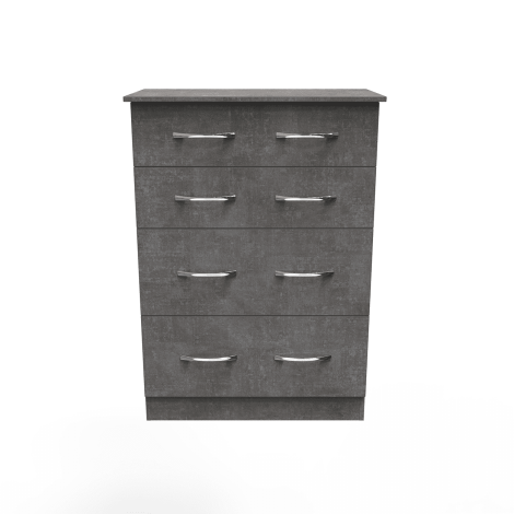 Avon - 4 Drawer - Deep Chest - Pewter Grey Finish