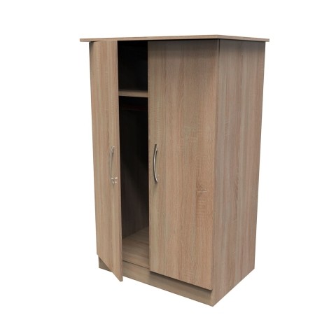 Avon - 2 Door - Plain Medium Robe - Bardolino Oak Finish