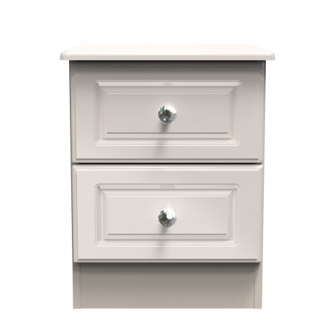 Balmoral - 2 Drawer - Bedside Cabinet - Kashmir Gloss Finish