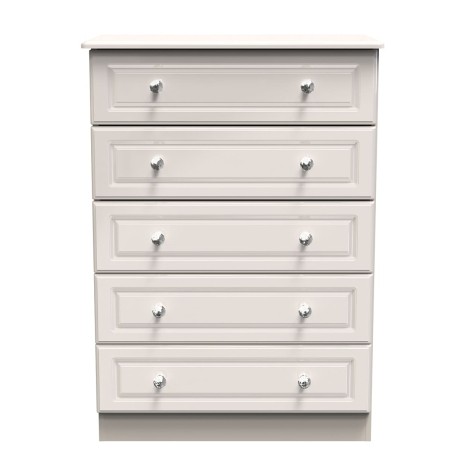 Balmoral - 5 Drawer - Wide Chest - Kashmir Gloss Finish