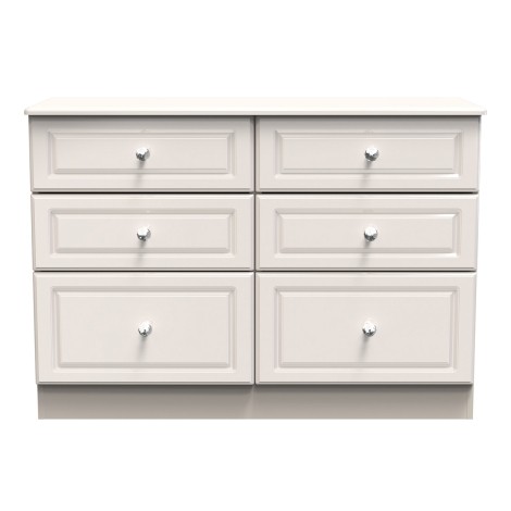 Balmoral - 6 Drawer - Medium Chest - Kashmir Gloss Finish