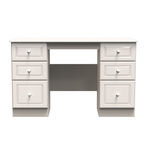 Balmoral - Kneehole - Double Pedestal Dressing Table / Vanity Table / Desk - Kashmir Gloss Finish