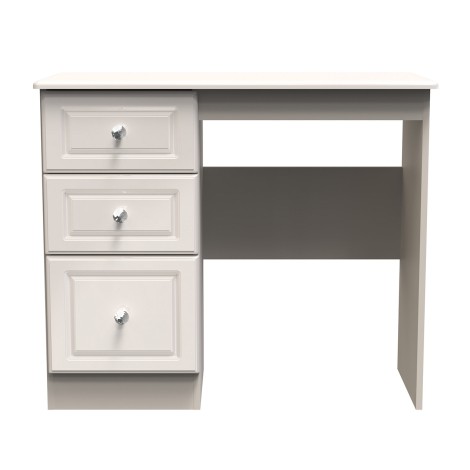 Balmoral - Single Pedestal Dressing Table / Vanity Table / Desk - Kashmir Gloss Finish