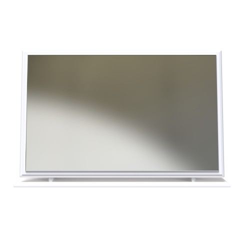 Balmoral - Large Mirror - White Gloss Finish