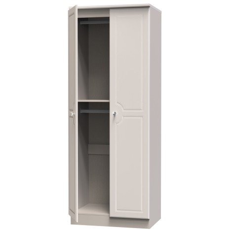 Balmoral - 2 Door - Tall - Double - Plain Wardrobe - Kashmir Gloss Finish