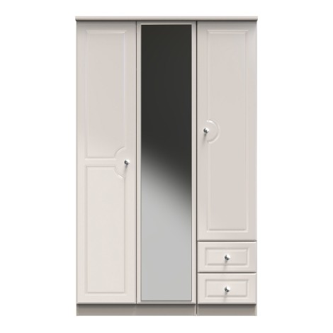 Balmoral - 3 Door 2 Drawer - Triple - Mirrored Wardrobe - Kashmir Gloss Finish