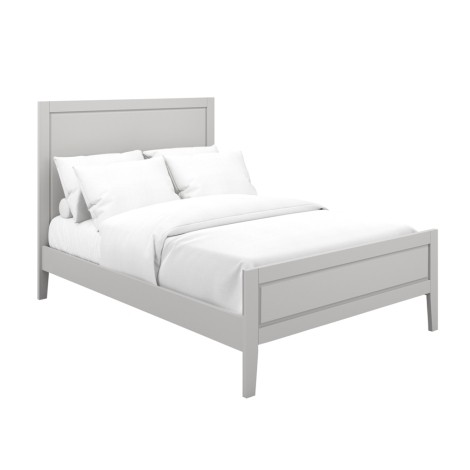 Modern Country - Bay Grey Pine Shaker Style Double / 4ft6in / 135cm Bed