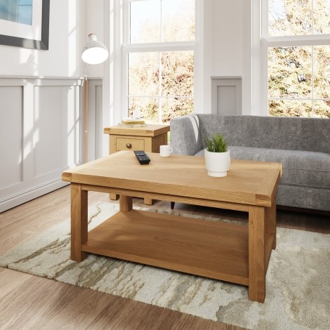 Colton Medium Oak -  Coffee Table