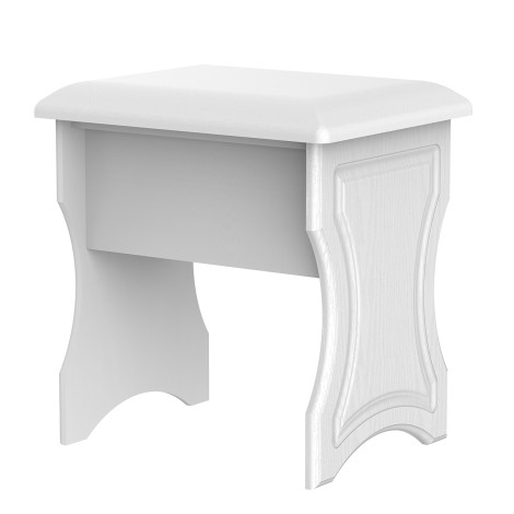 Crystal - Small - Stool - White Ash Finish