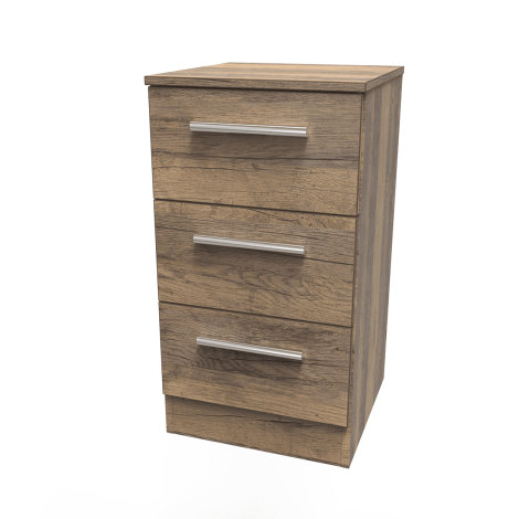 Contrast - Chest of 3 Drawers - Vintage Oak Finish