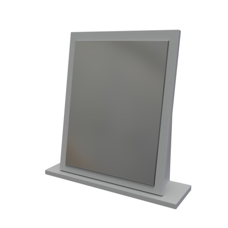 Contrast - Small Mirror - Dusk Grey Finish