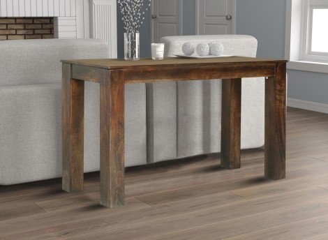 Dakota - Mango Wood - Console Table -  Walnut Brown