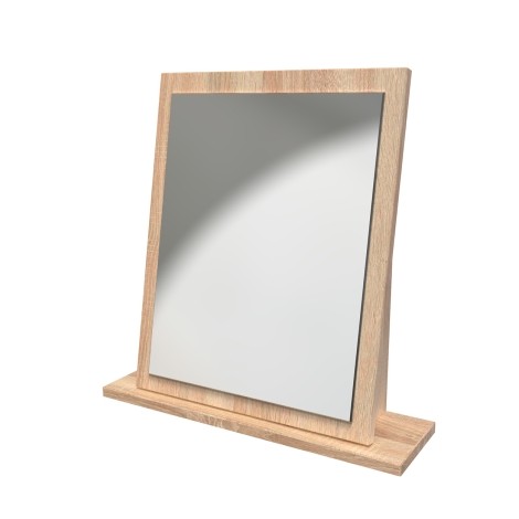 Devon - Rectangular - Small - Mirror - Bardolino Oak Finish