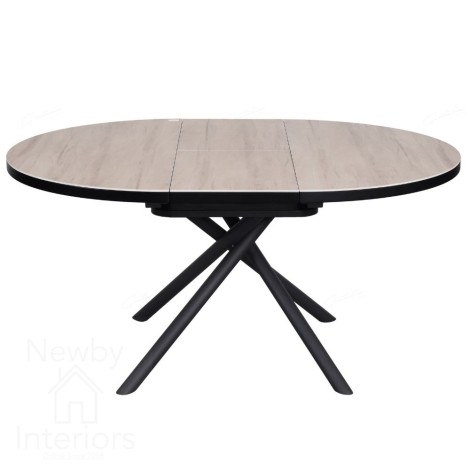 Danello - 120-160cm English Oak Finish Ceramic Extending Dining Table