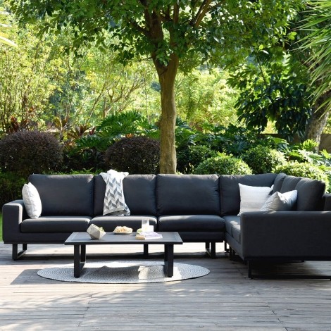 Ethos Large Corner Sofa Group / Charcoal