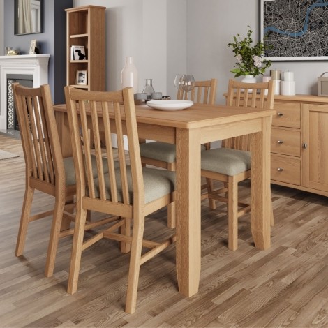 Goa Light Oak - 120cm Extending Top Table