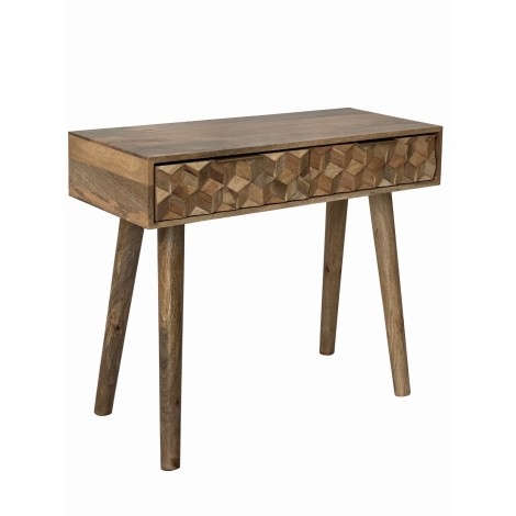 Geometric - Mango Wood - Console Table 2 Dawer