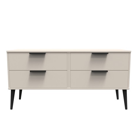 Hong Kong - Kashmir Matt - 4 Drawer Bed Box - Wooden Leg