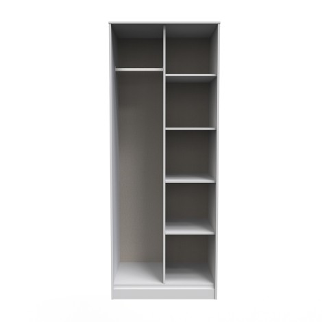 Hong Kong - Open Shelf - Tall - Wardrobe - Grey Matt Finish