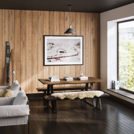 Hyde Black PU Bench