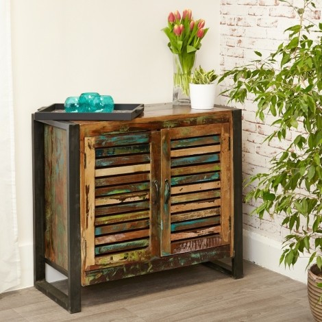 Baumhaus - Urban Chic - Reclaimed Wood - 2 Door Small Sideboard - IRF02D