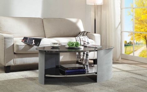 Jual San Marino Curve Grey Coffee Table JF301