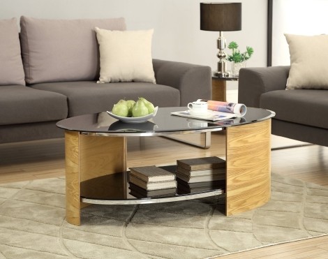 Jual San Marino Curve Oak Coffee Table JF301