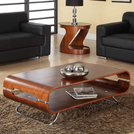 Jual San Marino Curve Walnut Coffee Table JF302