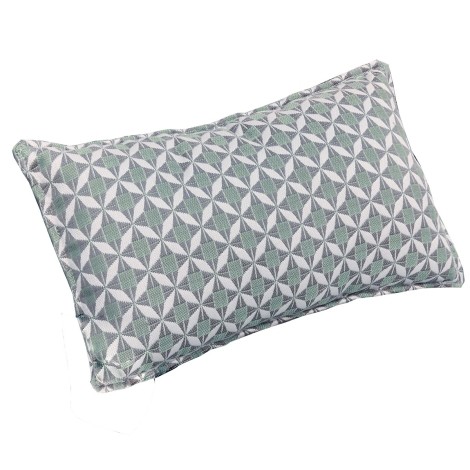 Outdoor Fabric - Set of 2 - Sunbrella Bolster Cushion - Mosaic Glacier - 30x50cm