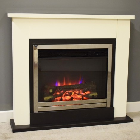 Middleton - 41" White Electric Fireplace Suite - 2kW