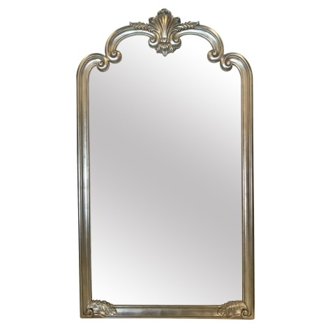 Ornate Leaner Mirror 24 - Silver