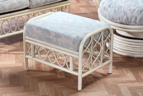 Desser - Morley - Natural Wash - Cane Footstool