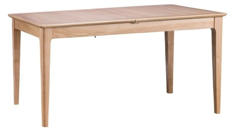 Natalie Light Oak 1.6M Butterfly Extending Table 