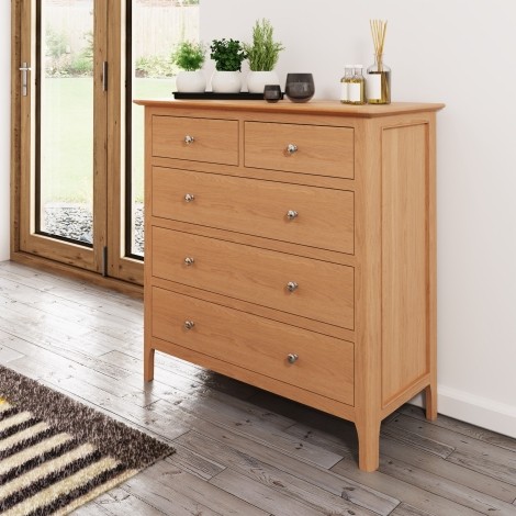 Natalie Light Oak - 2 Over 3 Chest