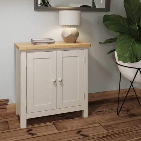 Radley Oak and Truffle Grey Painted Small Sideboard