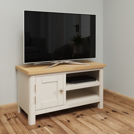 Radley Oak and Truffle Grey Painted TV Unit 