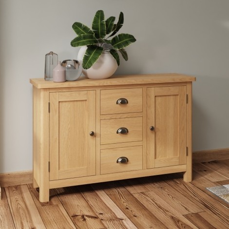 Royal Rustic Oak  Large Sideboard